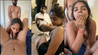 Hot Husband Wife Fuck – threesome viral mms