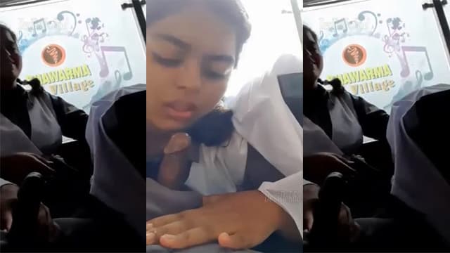 Teen Student Deep Blowjob In School Bus – Sex Kahani Video